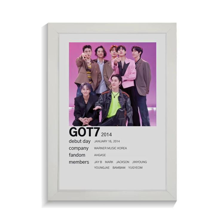 تابلو خواننده طرح Got 7 کد PF-20178