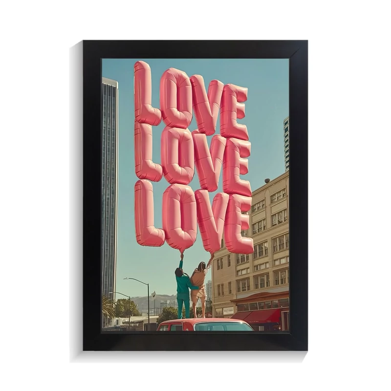تابلو عاشقانه طرح love کد PF-27041