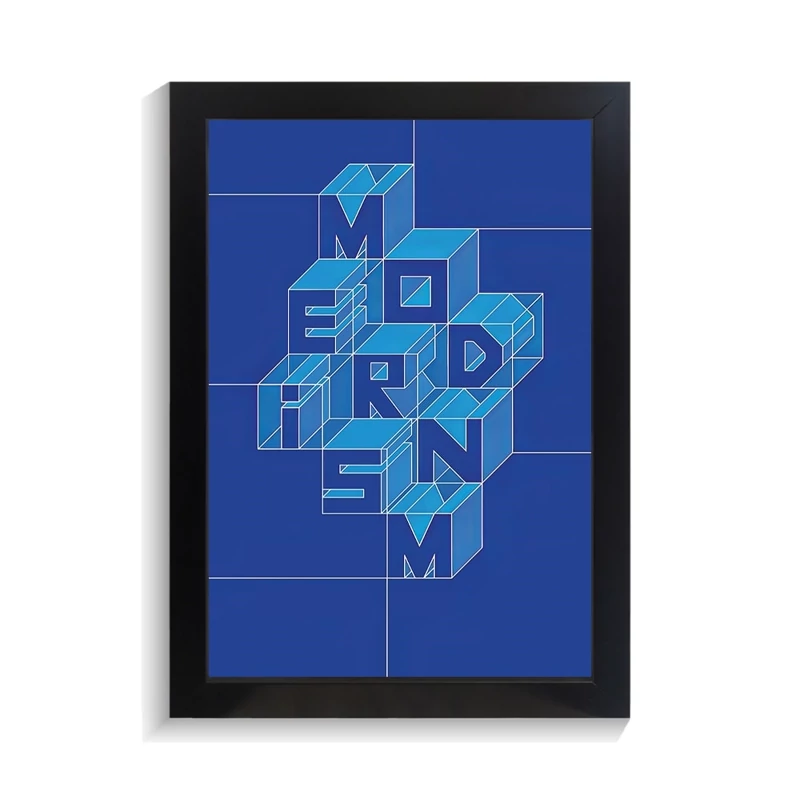 تابلو تایپوگرافی طرح modernism کد PF-15089