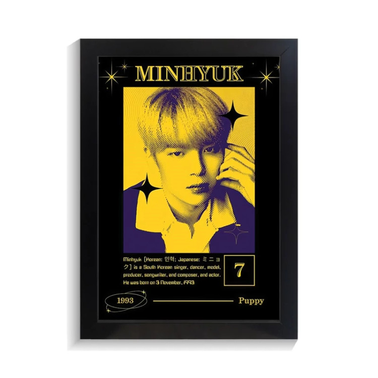 تابلو خواننده طرح Monsta x کد PF-20232