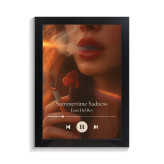 تابلو خواننده طرح موزیک پلیر Summertime Sadness لانا دل ری کد PF-20426