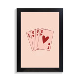 تابلو عاشقانه طرح love کد PF-27020