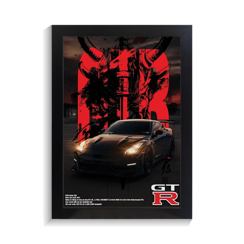 تابلو ماشین طرح نیسان GTR R35 کد PF-23405