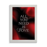 تابلو عاشقانه طرح all you need کد PF-27040