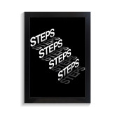تابلو تایپوگرافی طرح steps کد PF-15086