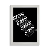 تابلو تایپوگرافی طرح steps کد PF-15086