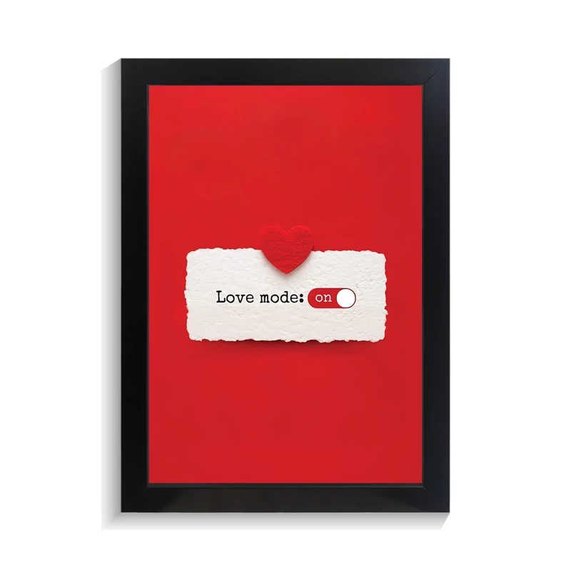 تابلو عاشقانه طرح love mode کد PF-27057