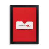 تابلو عاشقانه طرح love mode کد PF-27057