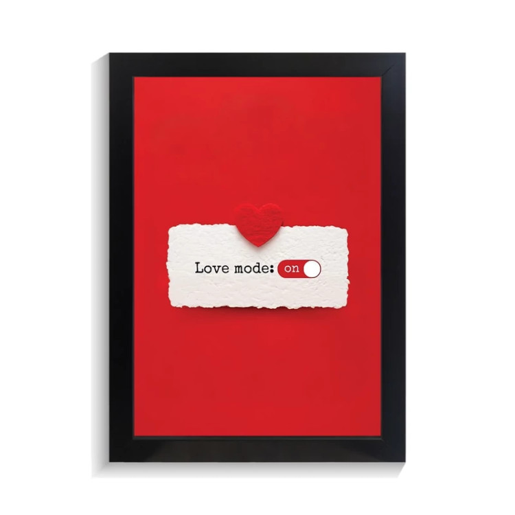 تابلو عاشقانه طرح love mode کد PF-27057