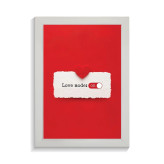 تابلو عاشقانه طرح love mode کد PF-27057