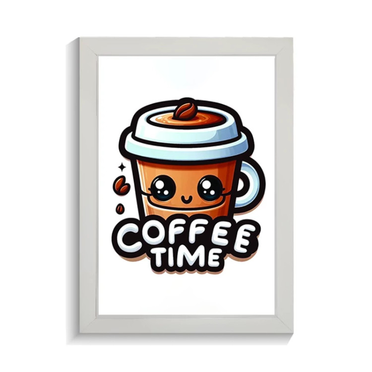 تابلو کافه و رستوران طرح COFFE TIME کد PF-29009