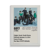 تابلو خواننده طرح Got 7 کد PF-20196