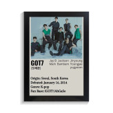 تابلو خواننده طرح Got 7 کد PF-20196