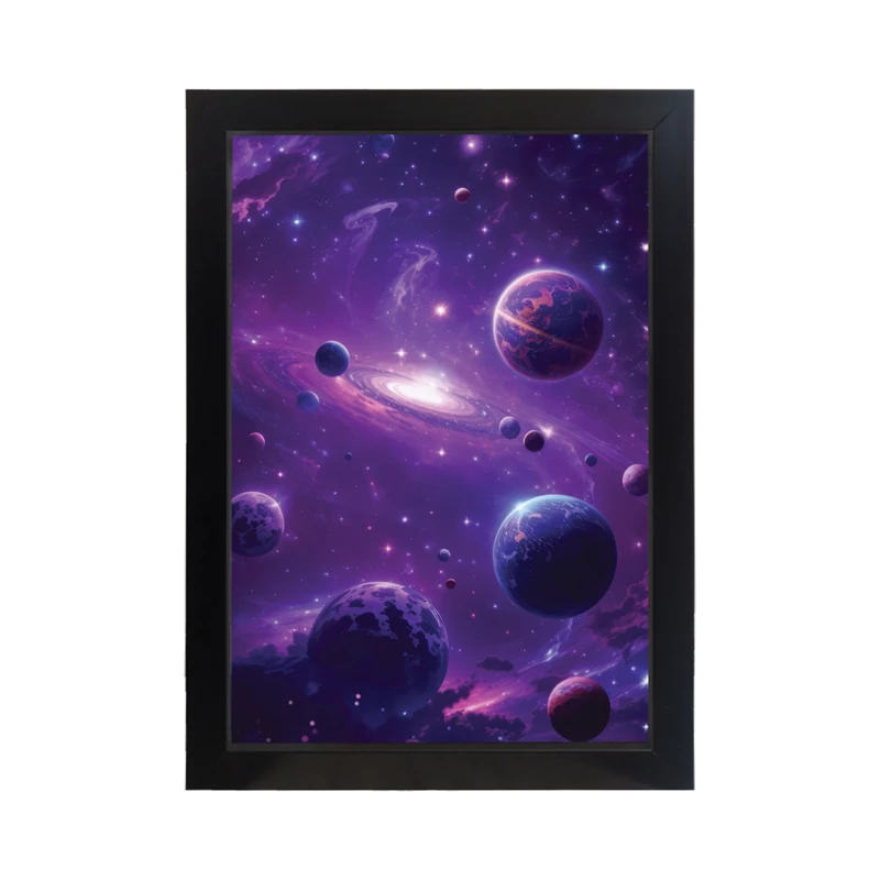 تابلو کهکشانی طرح سیارات کد PF-16005
