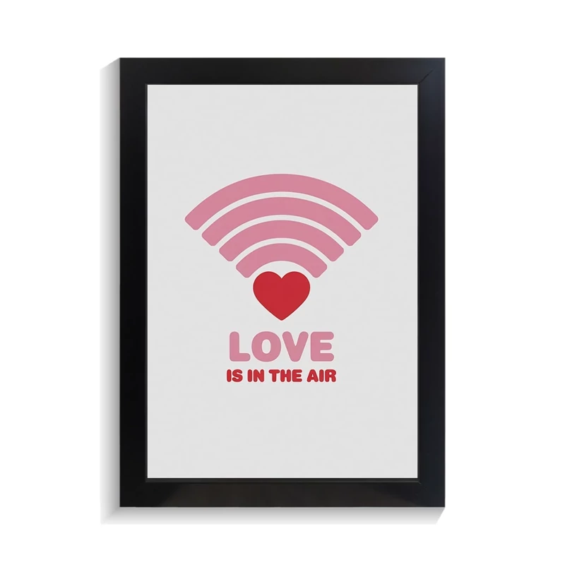 تابلو عاشقانه طرح love in the air کد PF-27045