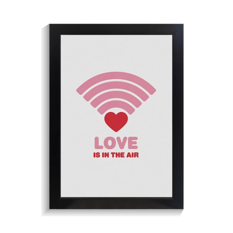تابلو عاشقانه طرح love in the air کد PF-27045