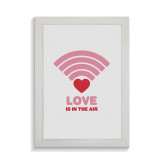 تابلو عاشقانه طرح love in the air کد PF-27045