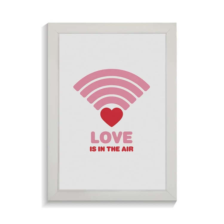 تابلو عاشقانه طرح love in the air کد PF-27045