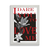 تابلو عاشقانه طرح love me کد PF-27067