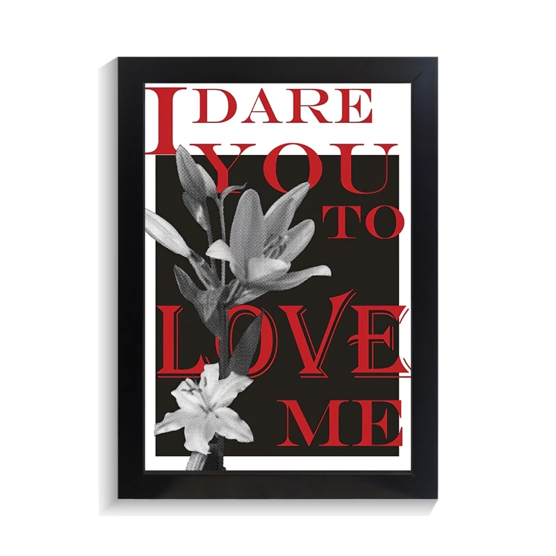 تابلو عاشقانه طرح love me کد PF-27067