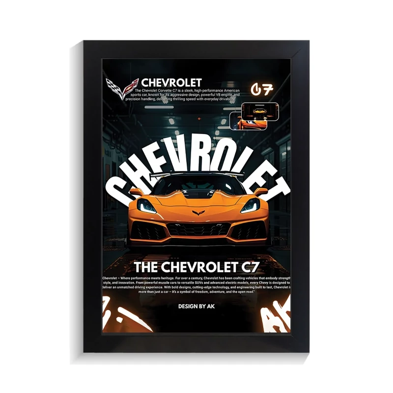 تابلو ماشین طرح شورلت C7 کد PF-23626