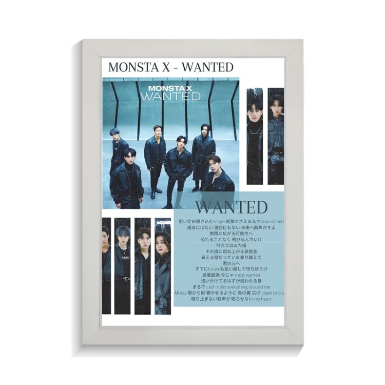 تابلو خواننده طرح Monsta x کد PF-20236