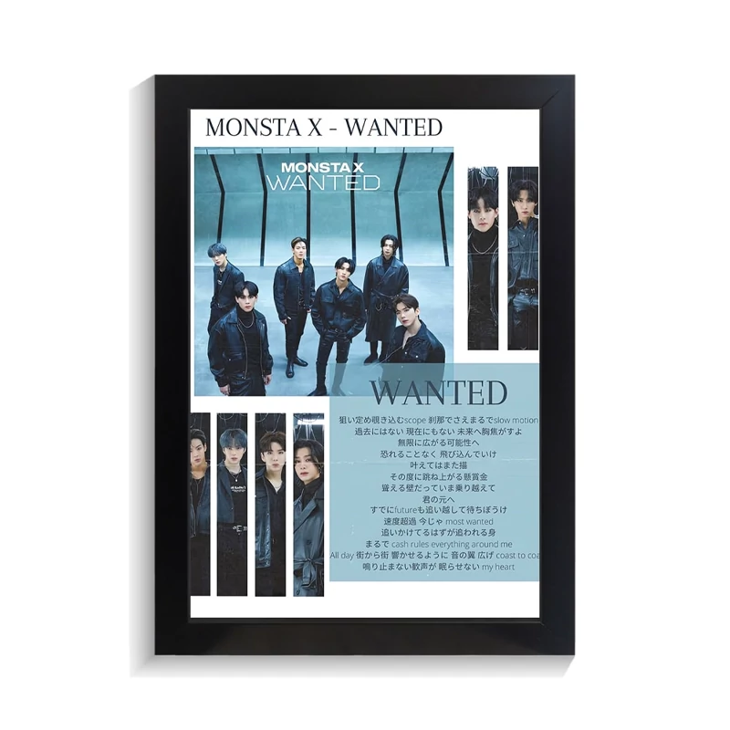تابلو خواننده طرح Monsta x کد PF-20236