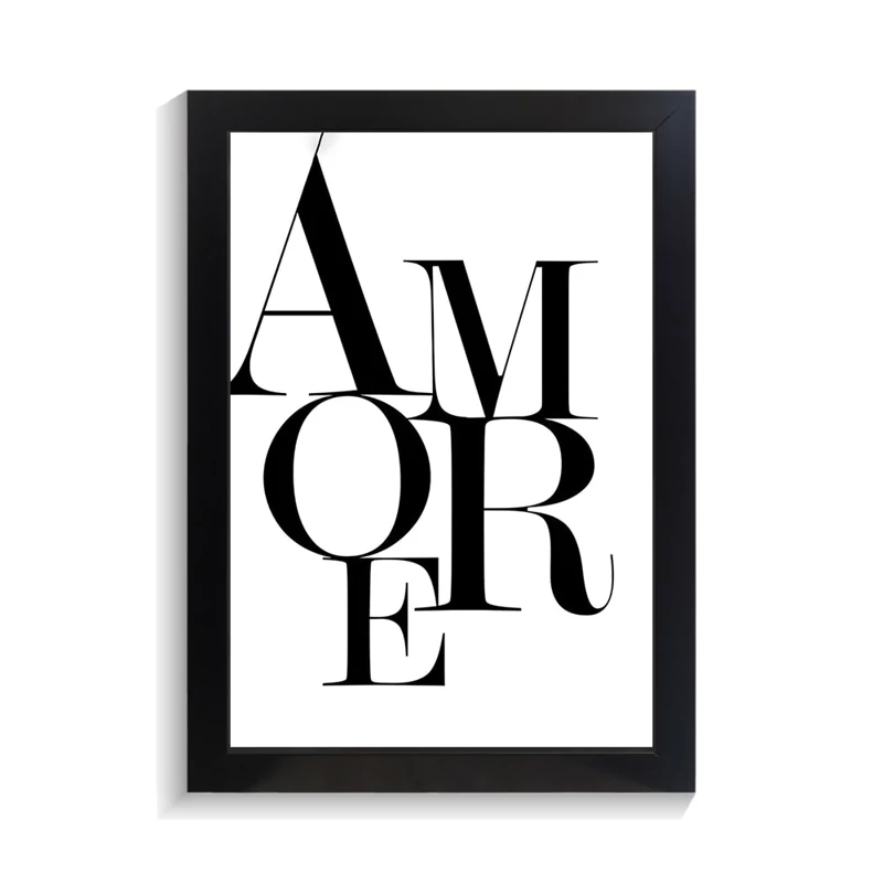 تابلو عاشقانه طرح amore کد PF-27084