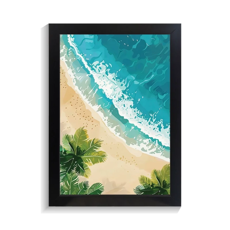 تابلو منظره طرح ساحل کد PF-22070