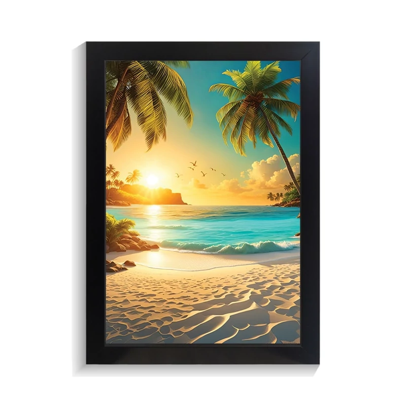 تابلو منظره طرح ساحل کد PF-22061