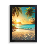تابلو منظره طرح ساحل کد PF-22061