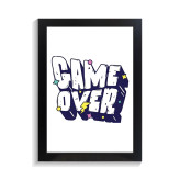تابلو تایپوگرافی طرح game over کد PF-15057
