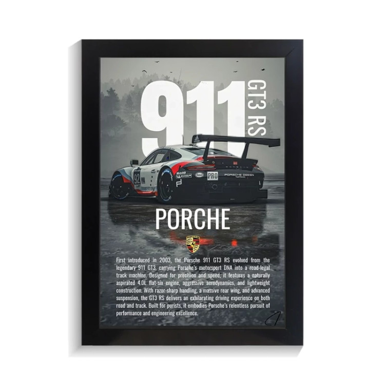 تابلو ماشین طرح پورشه 911 کد PF-23441