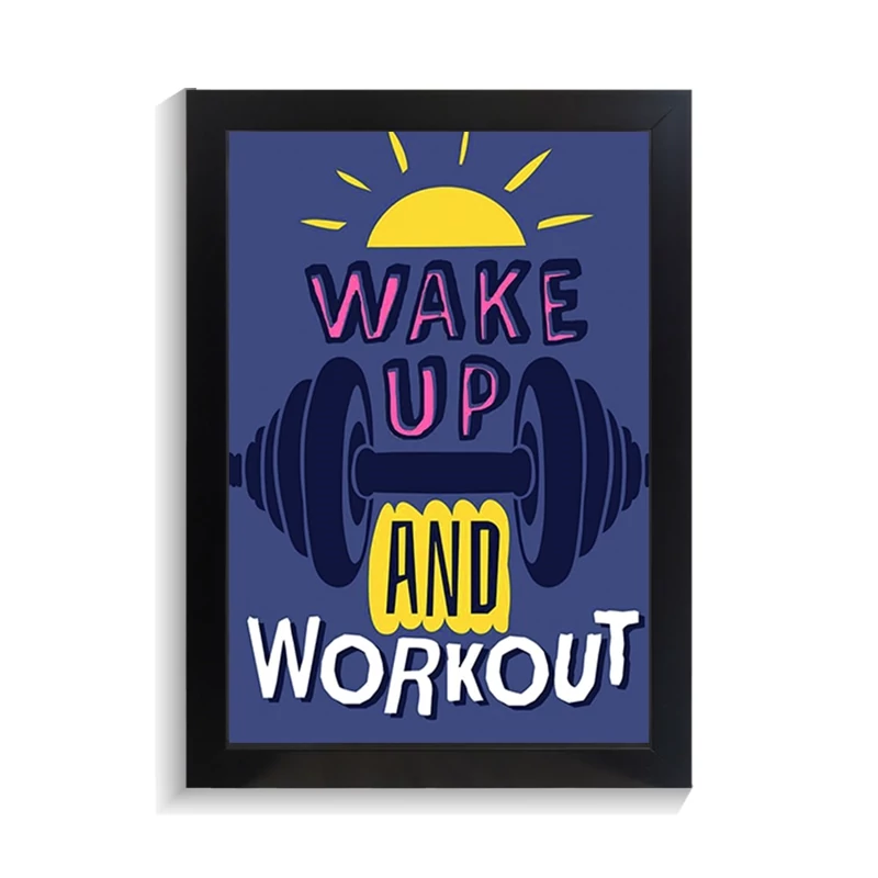 تابلو انگیزشی طرح WORKOUT کد PF-13027