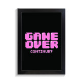 تابلو گیمینگ طرح GAME OVER کد PF-30001