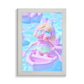 تابلو کودکانه طرح CUTE GIRL کد PF-26002