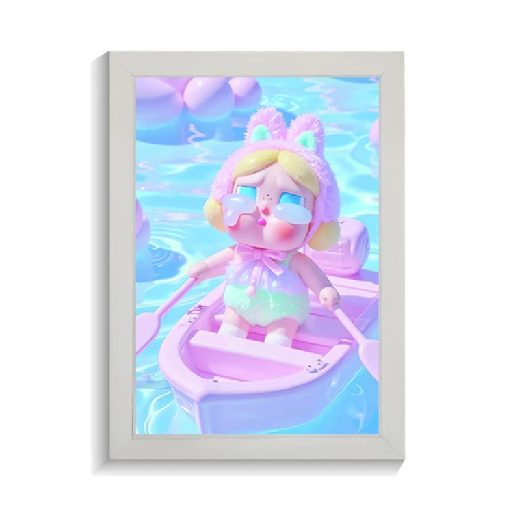 تابلو کودکانه طرح CUTE GIRL کد PF-26002