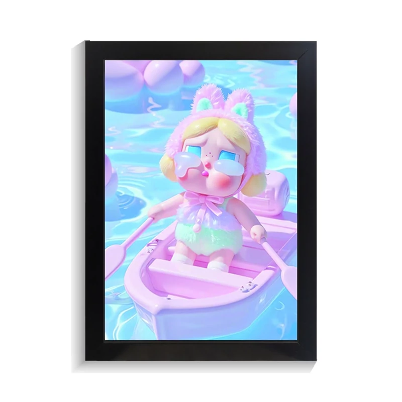 تابلو کودکانه طرح CUTE GIRL کد PF-26002