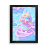 تابلو کودکانه طرح CUTE GIRL کد PF-26002