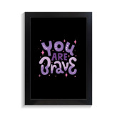 تابلو تایپوگرافی طرح brave کد PF-15050