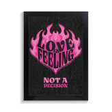 تابلو عاشقانه طرح love feeling کد PF-27077
