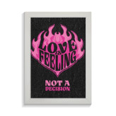 تابلو عاشقانه طرح love feeling کد PF-27077