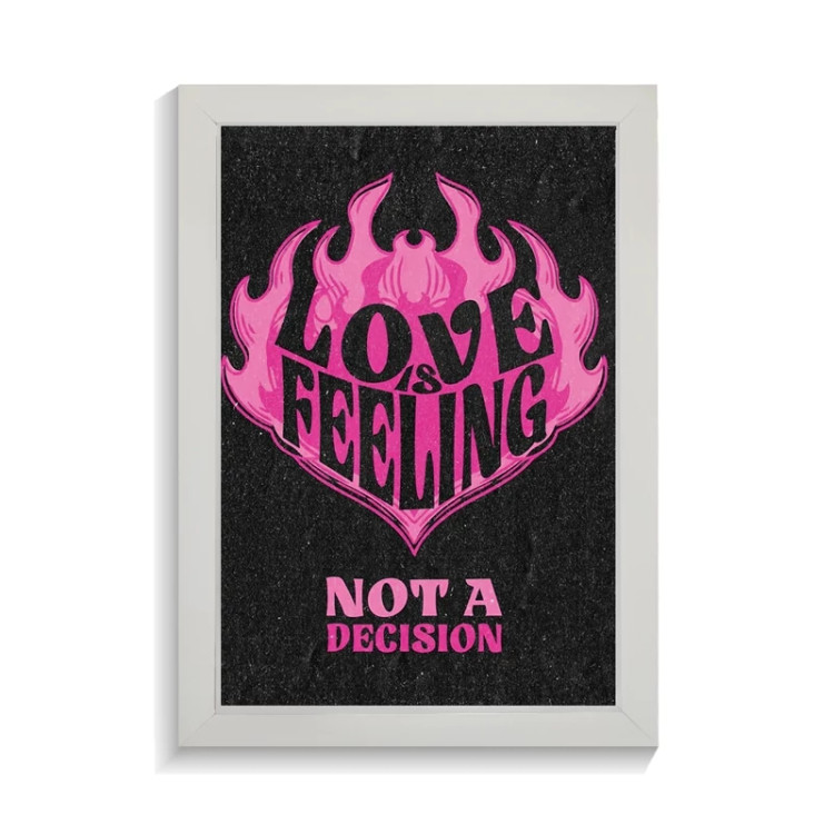تابلو عاشقانه طرح love feeling کد PF-27077