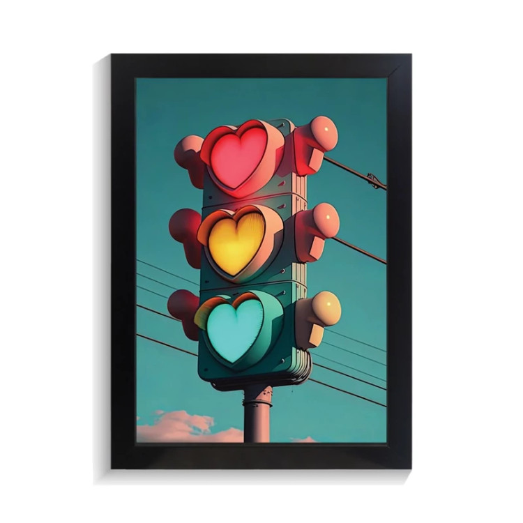 تابلو عاشقانه طرح heart کد PF-27035