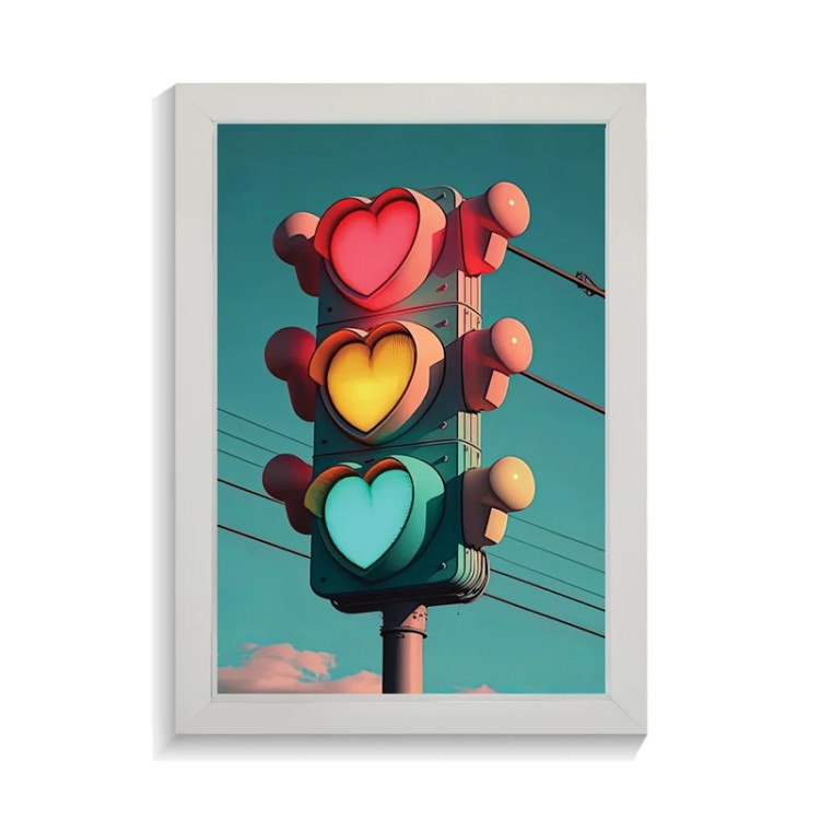 تابلو عاشقانه طرح heart کد PF-27035