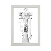 تابلو تاریخی طرح ستون تخت جمشید کد PF-18006
