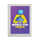 تابلو گیمینگ طرح فورتنایت world cup کد PF-30144