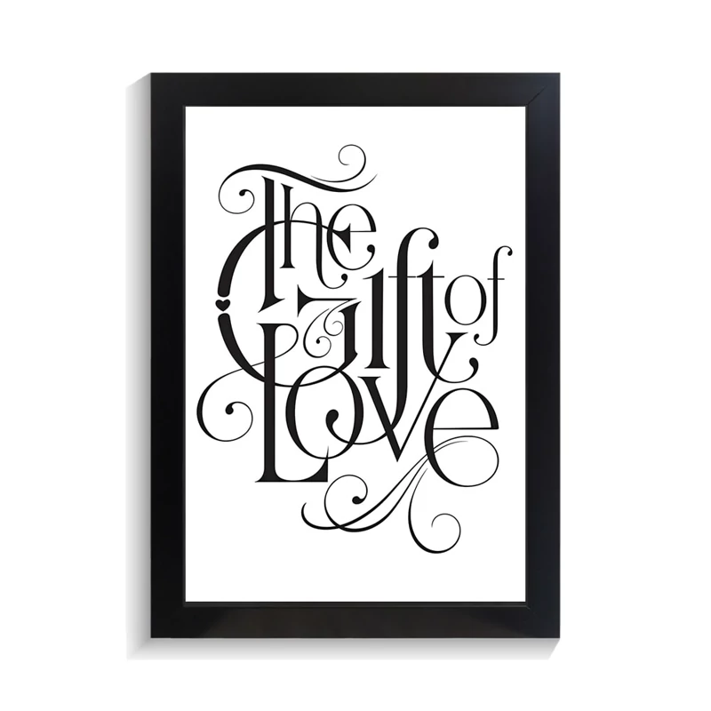 تابلو عاشقانه طرح love کد PF-27068