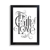 تابلو عاشقانه طرح love کد PF-27068