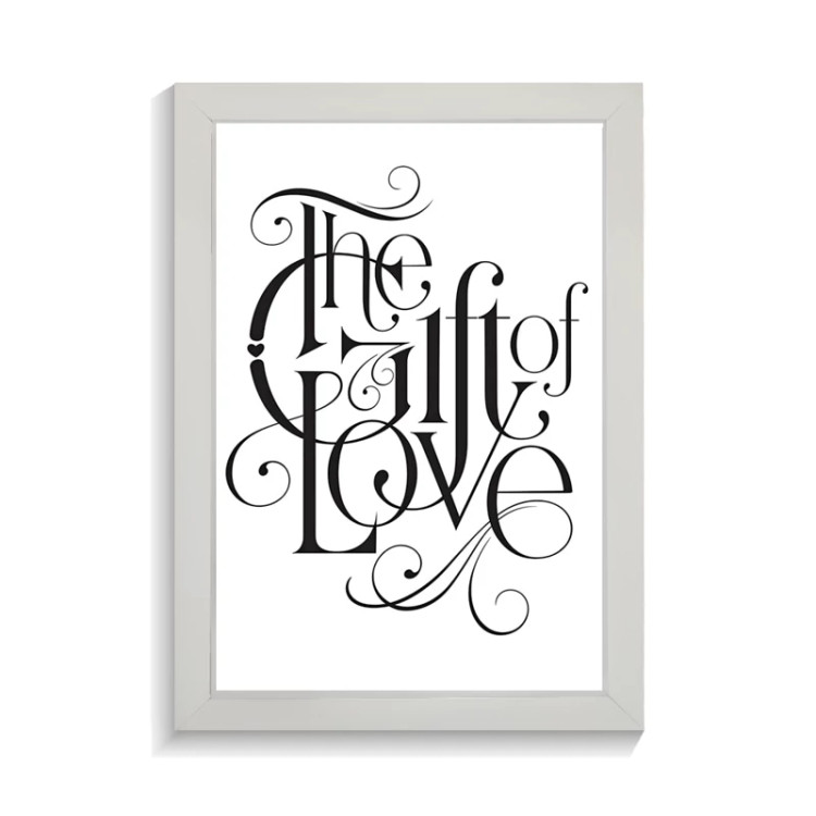 تابلو عاشقانه طرح love کد PF-27068